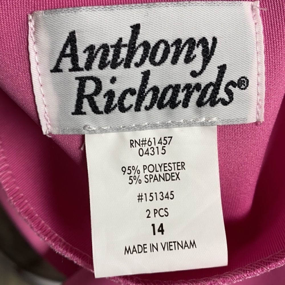 Anthony Richards Floral Dress w/Pink Jacket Size 14 - Picture 6 of 10